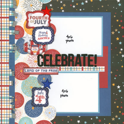 "Celebrate, Sparkle, and Shine" Page Kit by Meridy Twilling
