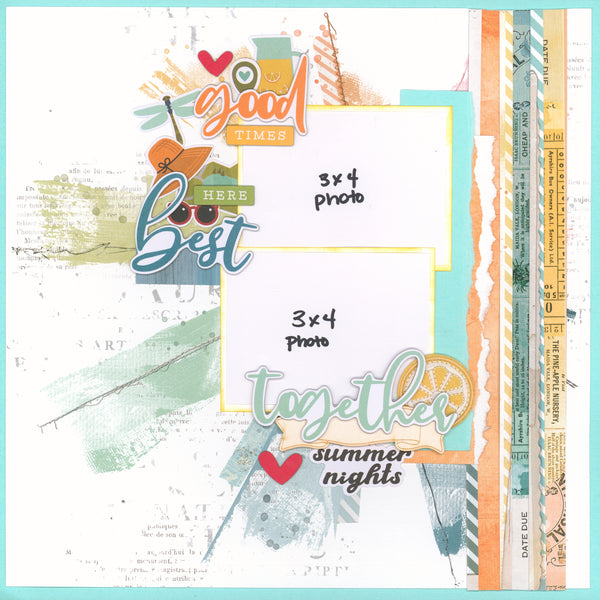 "Midsummer Dreams" Page Kit by Meridy Twilling