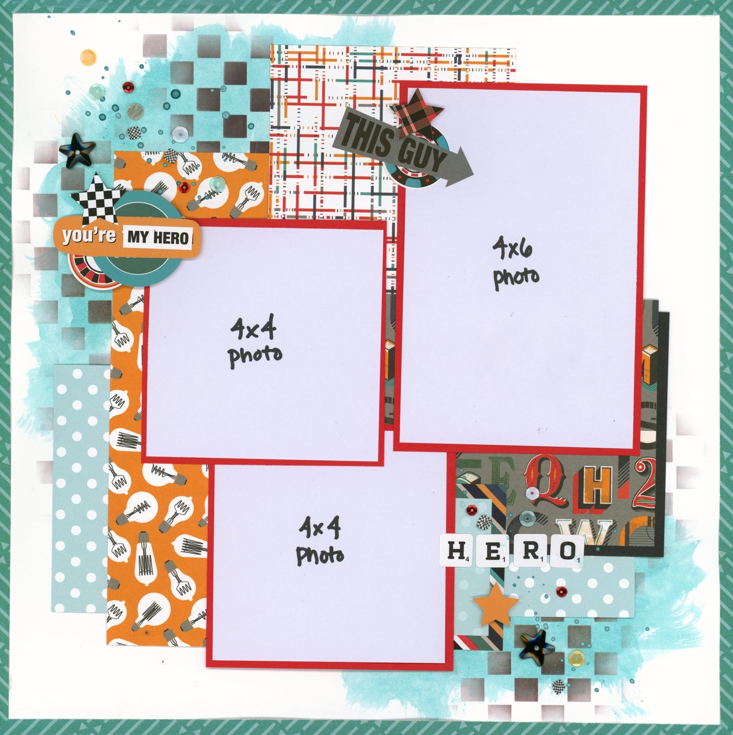 "What a Man!" Page Kit by Meridy Twilling