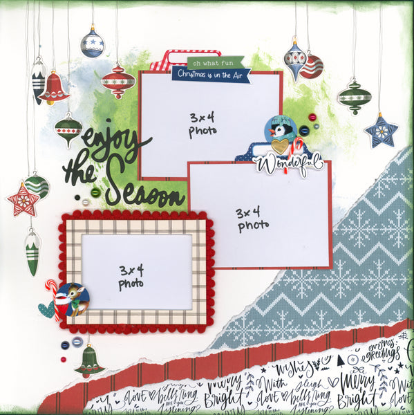 "'Tis the Season" Deluxe Page Kit by Meridy Twilling