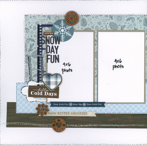 "Keepin' Cozy" Page Kit by Meridy Twilling