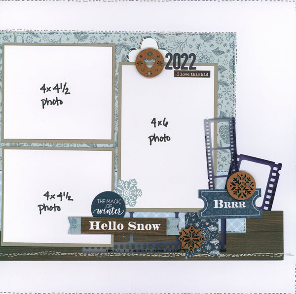 "Keepin' Cozy" Page Kit by Meridy Twilling