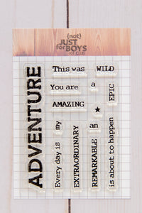"Debut-Adventure" 3 x 4 Stamp Set
