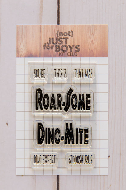 "Jurassic Beasts" 2 x 3 Stamp Set