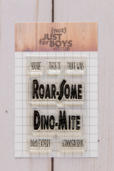 "Jurassic Beasts" 2 x 3 Stamp Set