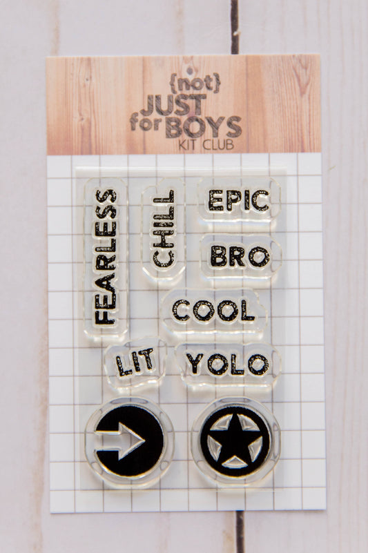 "Teens Rule" 2 x 3 Stamp Set