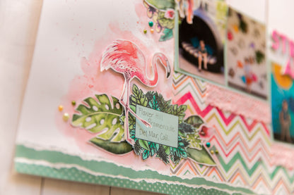 "Tropical Vibes" Page Kit by Meridy Twilling