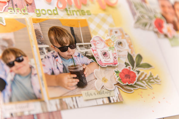 "Sunshine on My Mind" Page Kit by Meridy Twilling