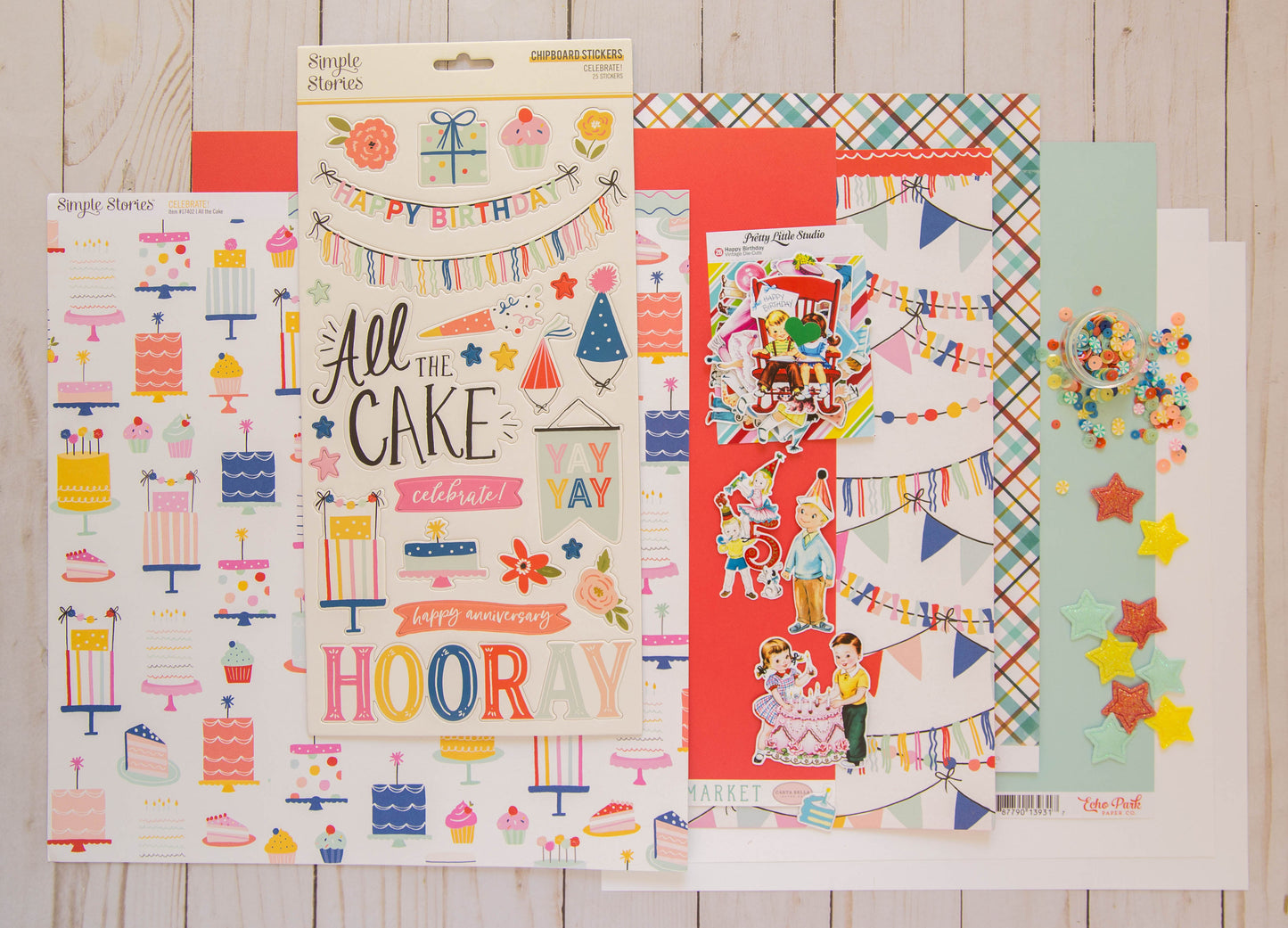 "Party Time" Page Kit by Meridy Twilling