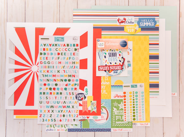 "Soak Up the Sun" Page Kit by Meridy Twilling