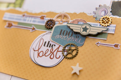 "Planes, Trains, & Automobiles" Page Kit by Meridy Twilling