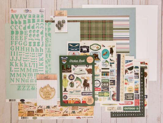 "Happy Camper" Page Kit by Meridy Twilling