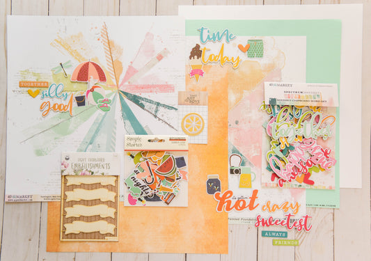 "Midsummer Dreams" Page Kit by Meridy Twilling