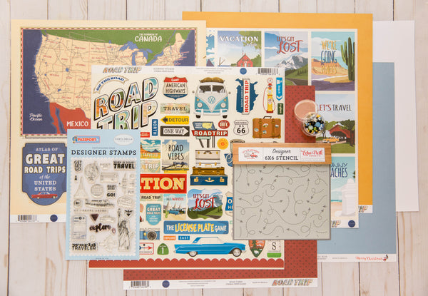 "Hit the Road" Page Kit by Meridy Twilling