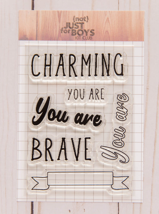 "Charming" 3 x 4 Stamp Set