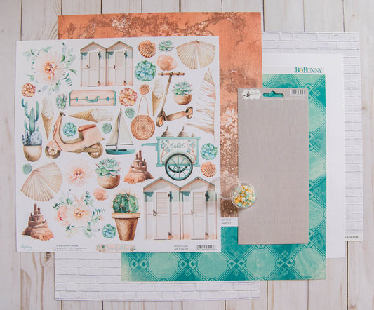 “Beach House” NJFB Page Kit by Meridy Twilling