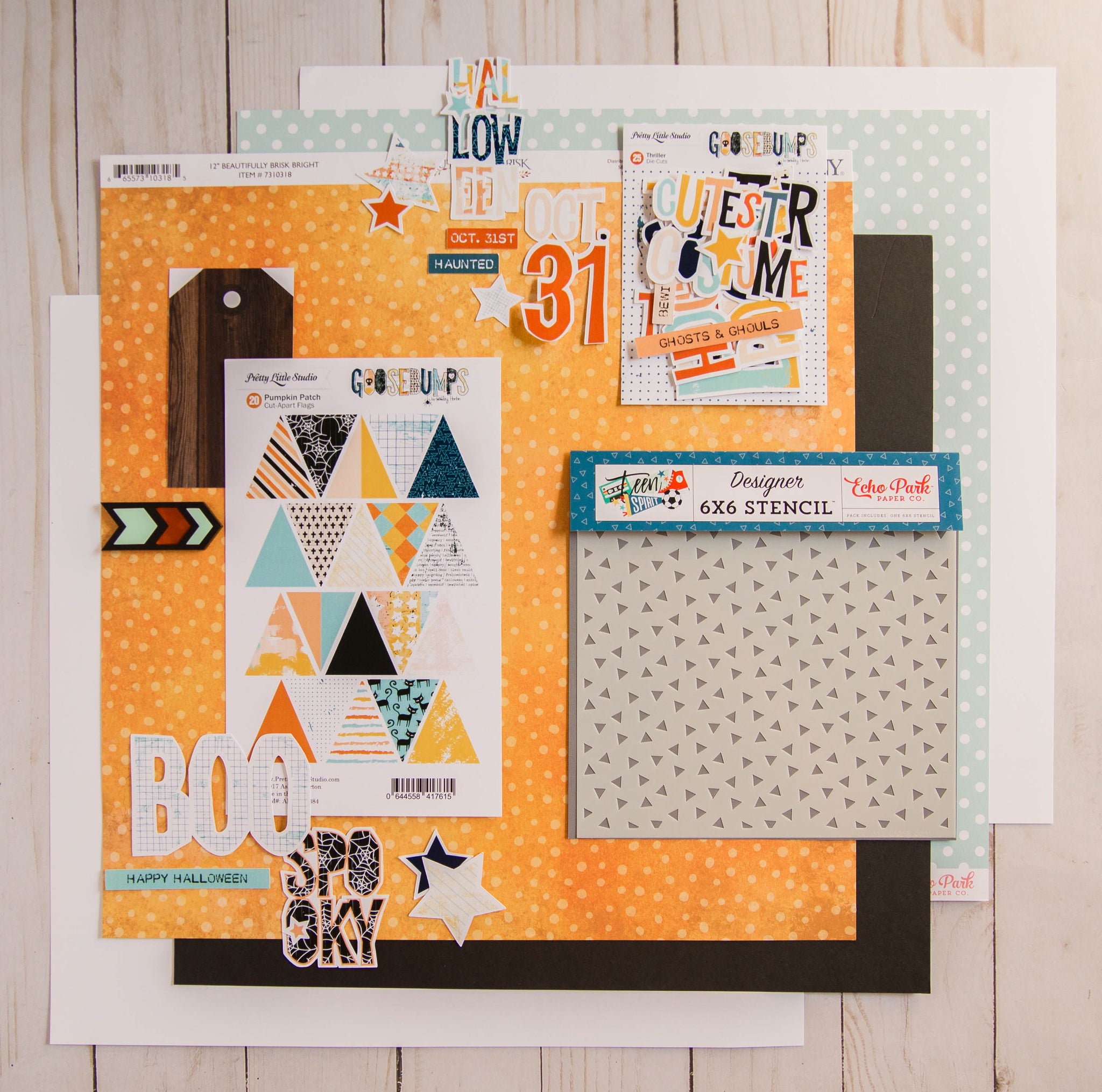 "Halloween" NJFB Page Kit by Meridy Twilling
