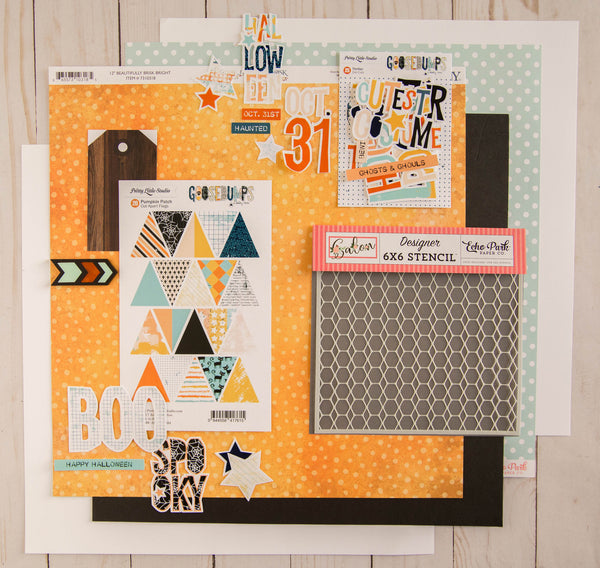 "Halloween" NJFB Page Kit by Meridy Twilling