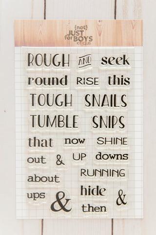 "{Not} Just for Boys" 4 x 6 Stamp Volume 2