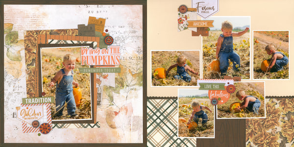 "Auburn Autumn Days" Page Kit by Meridy Twilling