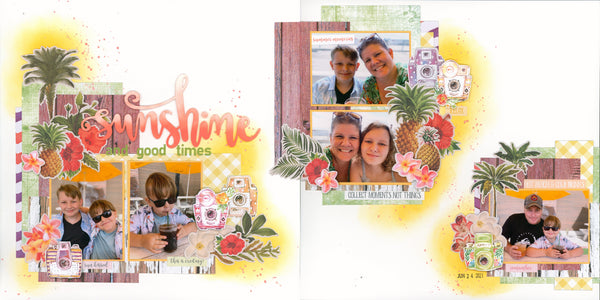"Sunshine on My Mind" Page Kit by Meridy Twilling