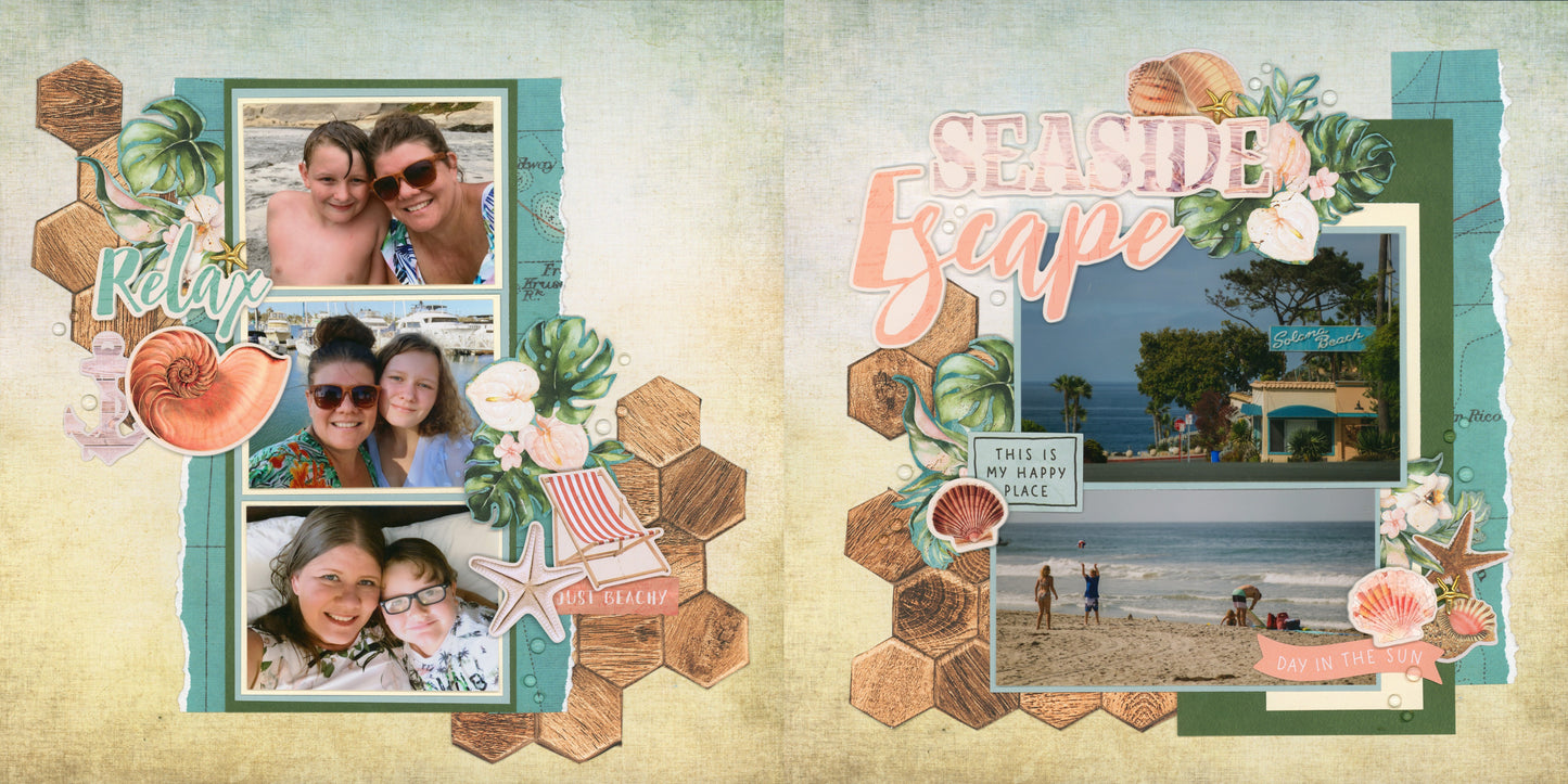 "Seashore" Page Kit by Meridy Twilling
