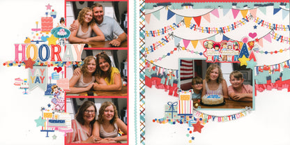 "Party Time" Page Kit by Meridy Twilling