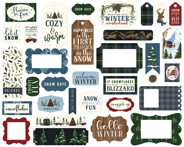 "Warm & Cozy" Frames & Tags