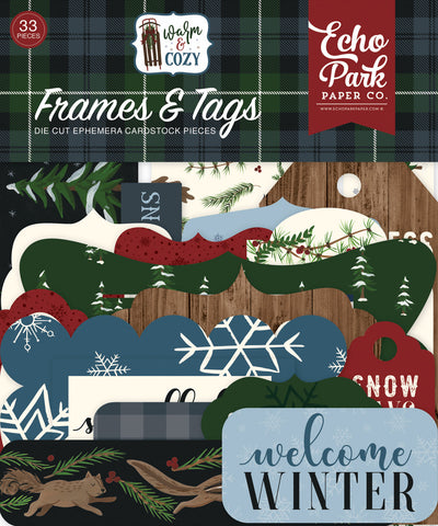 "Warm & Cozy" Frames & Tags