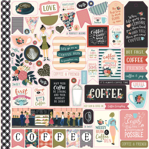 "Coffee" Sticker Sheet