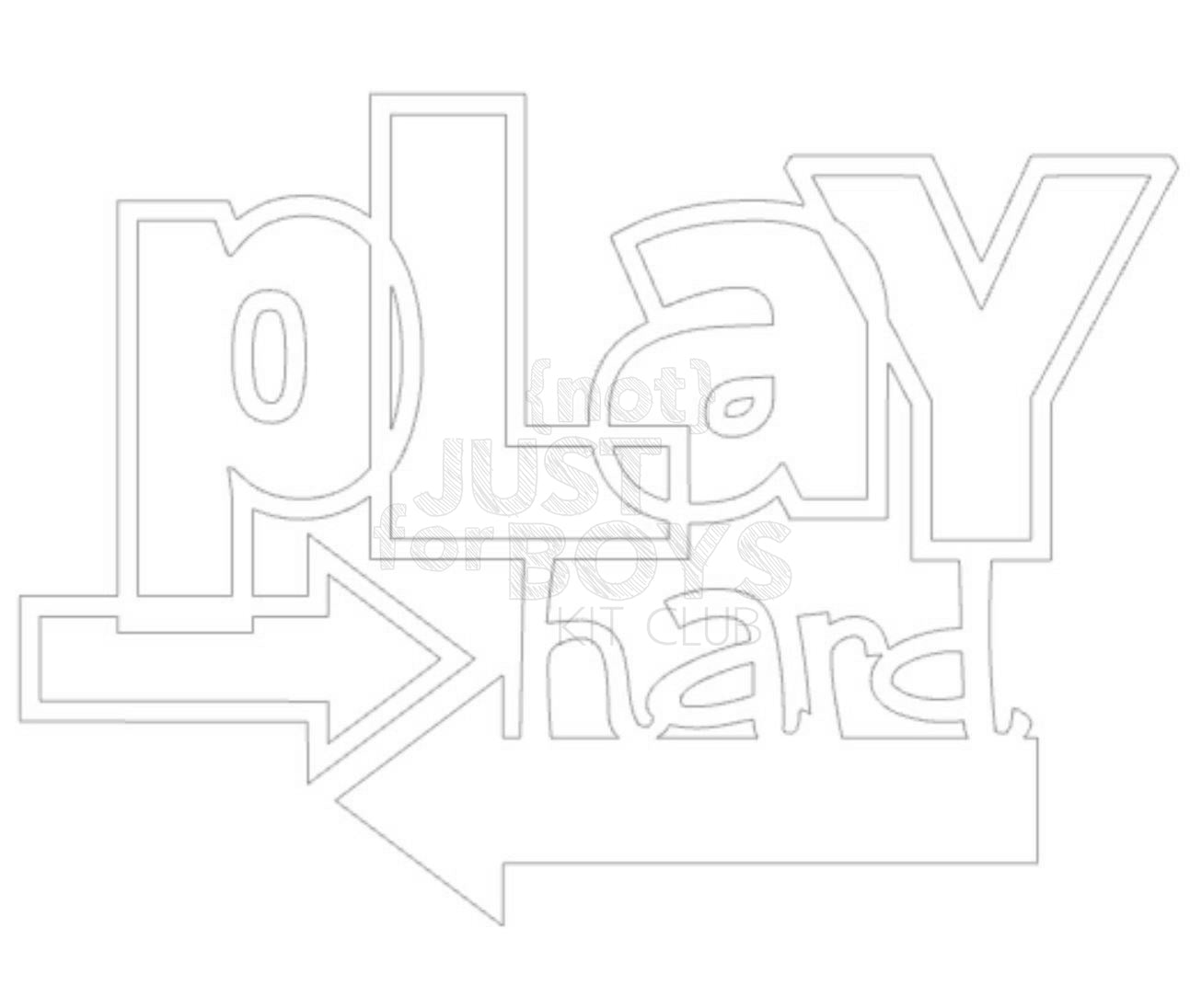 "Play Hard" Cut File
